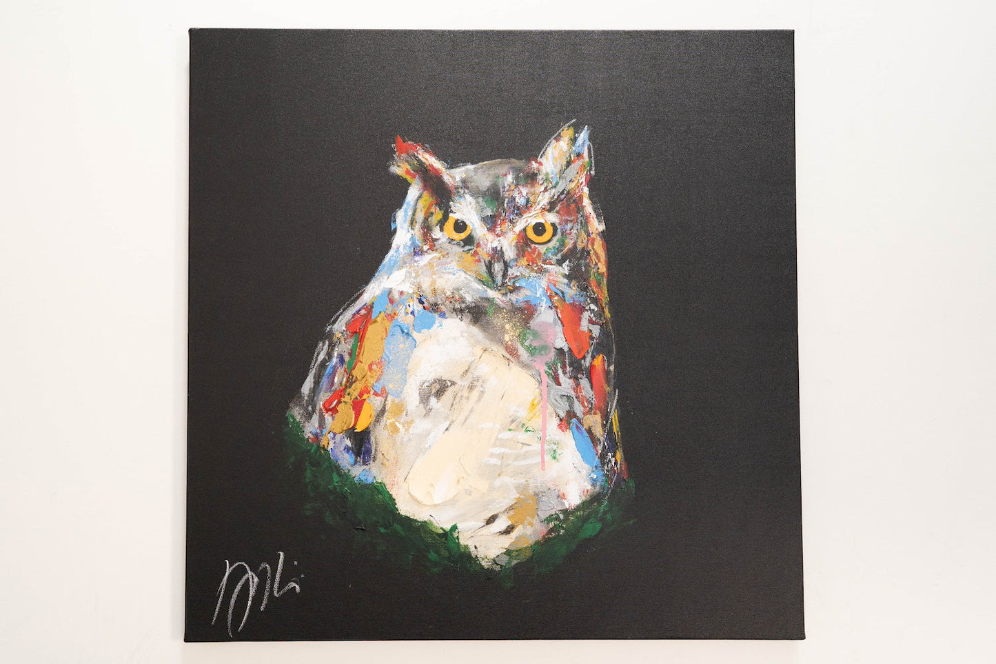 owl contemporary painting art
