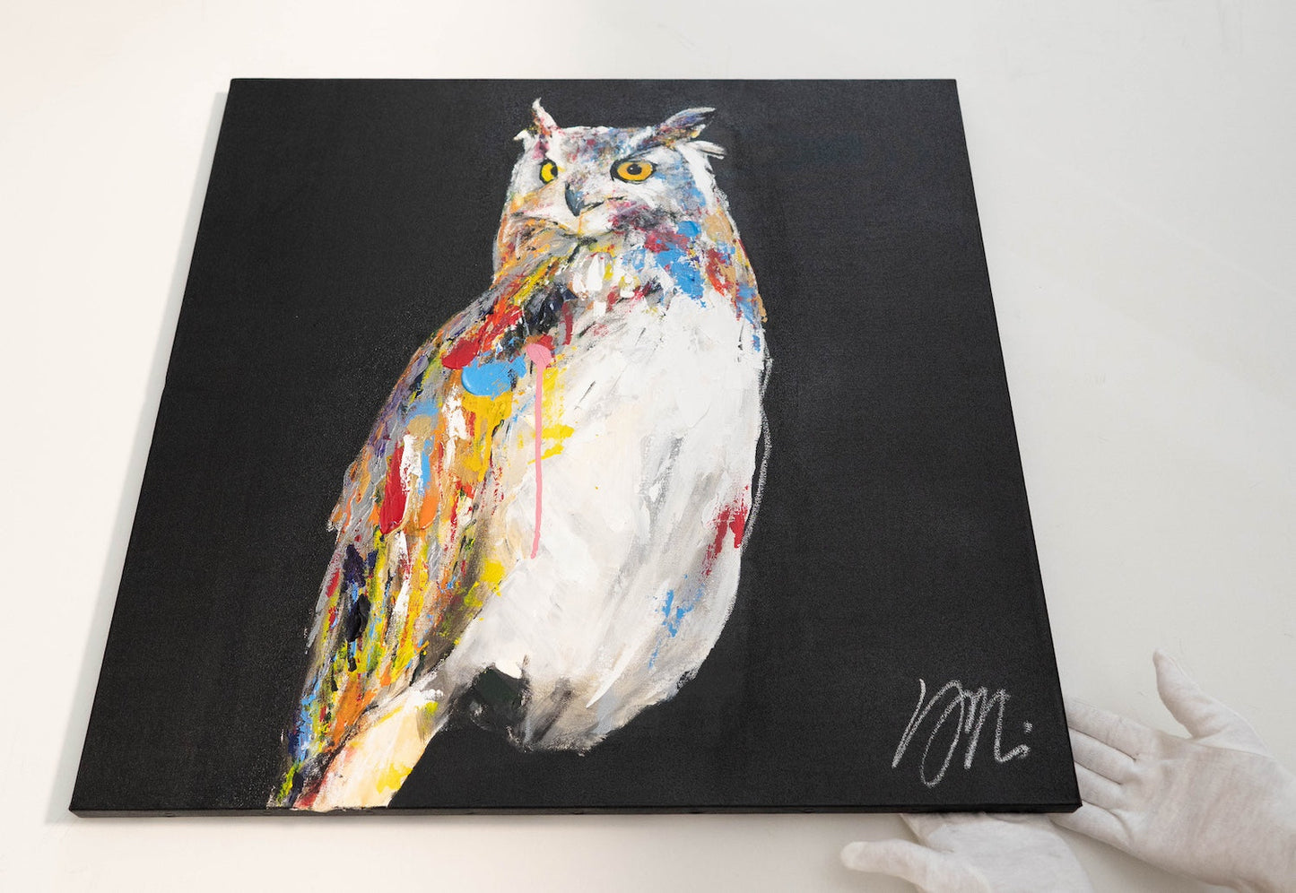 owl contemporary painting art