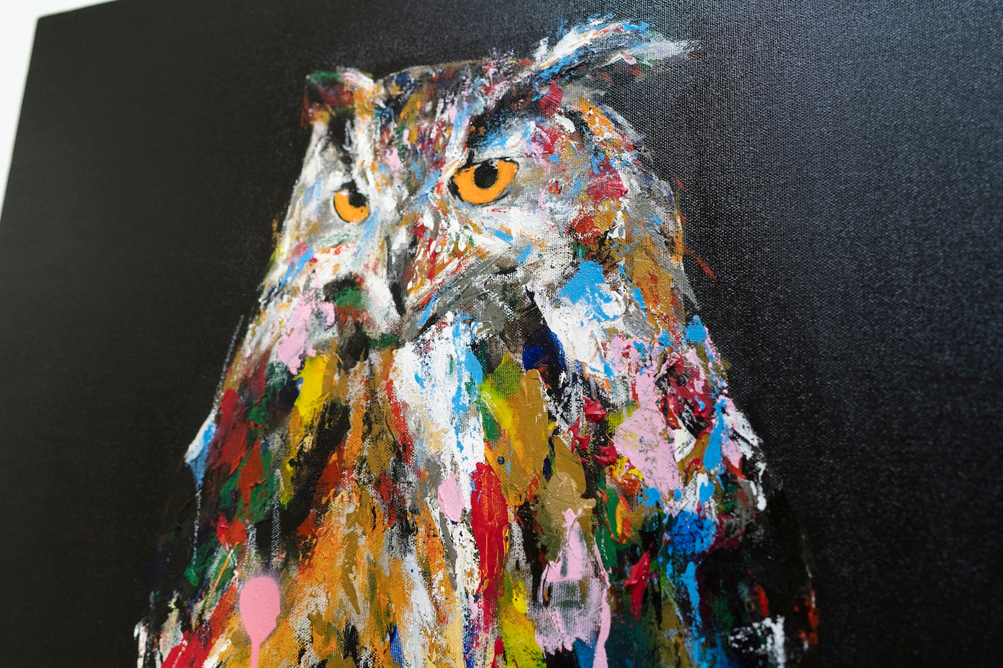 owl contemporary painting art