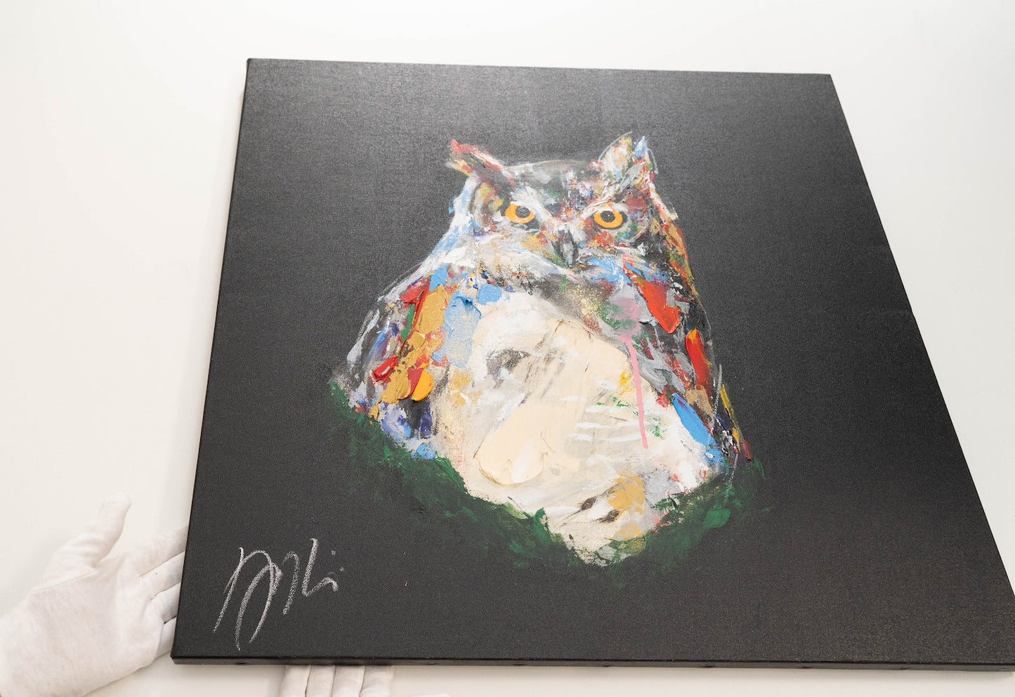 owl contemporary painting art