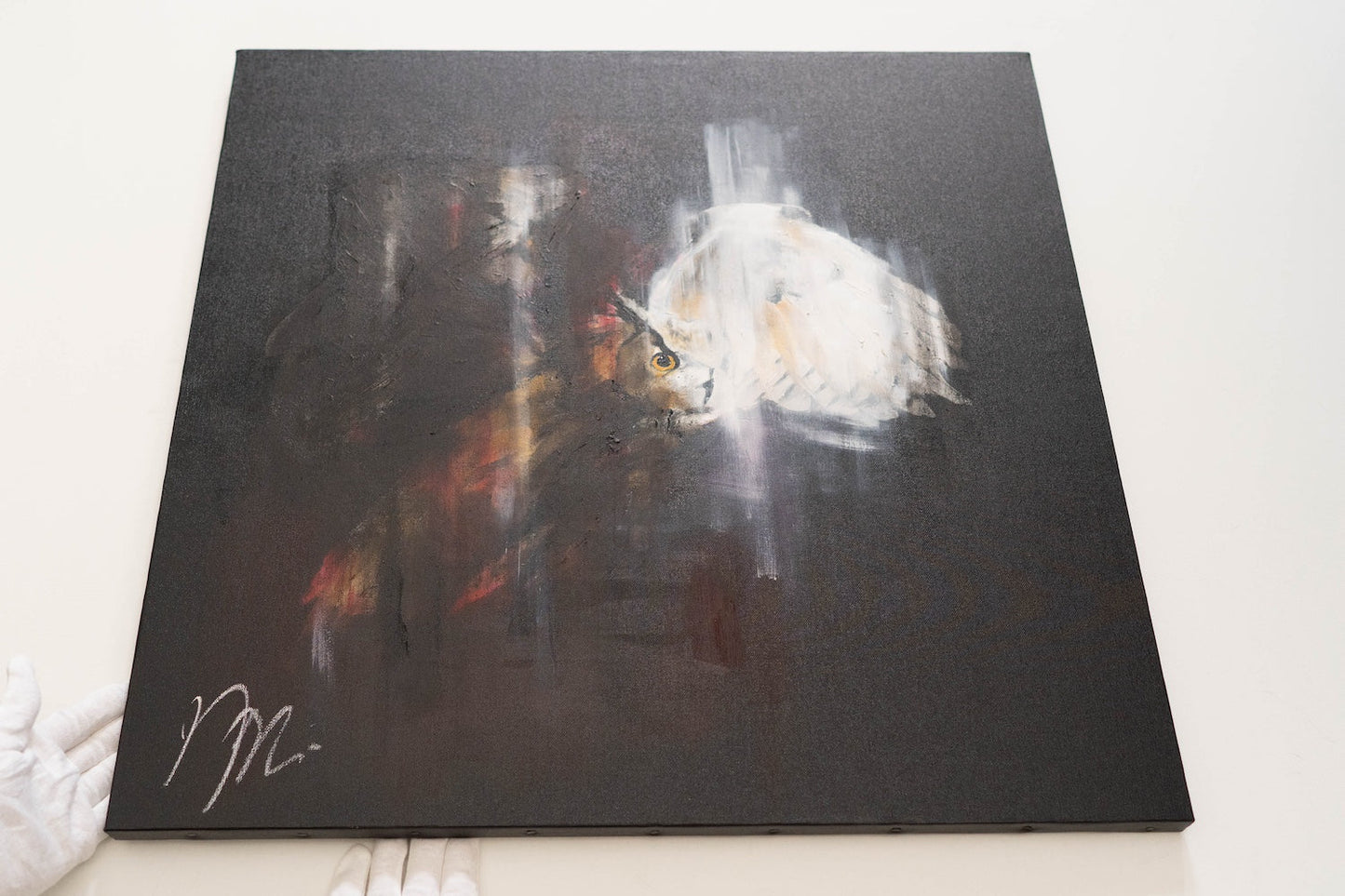 owl contemporary painting art