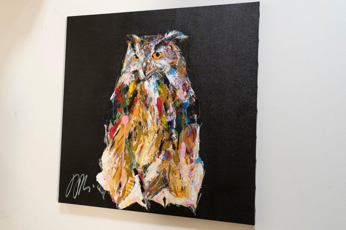 owl contemporary painting art