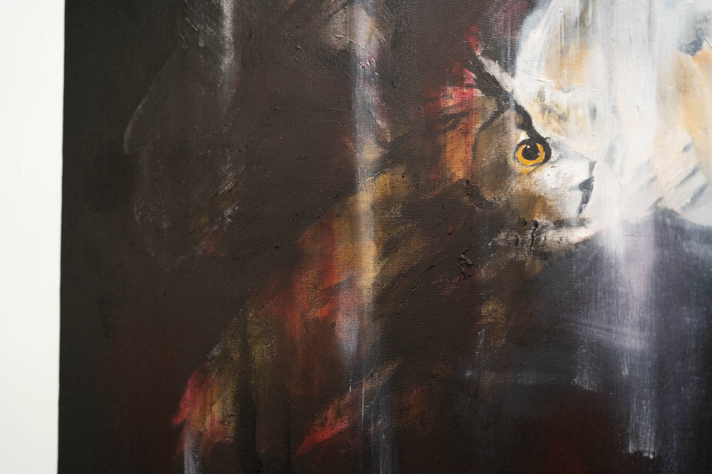 owl contemporary painting art