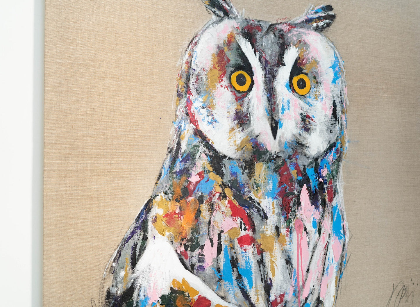 owl contemporary painting art