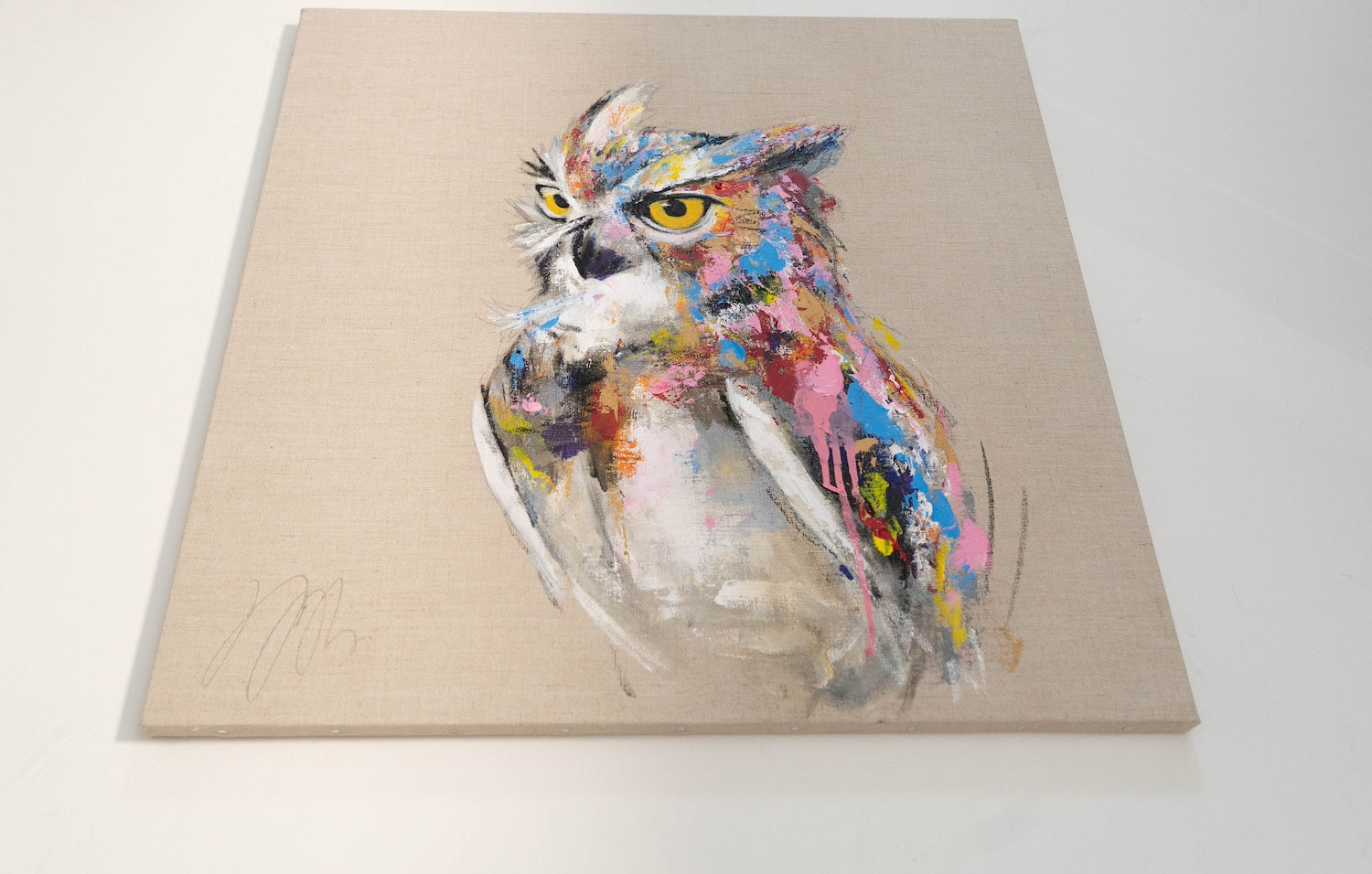 owl contemporary painting art