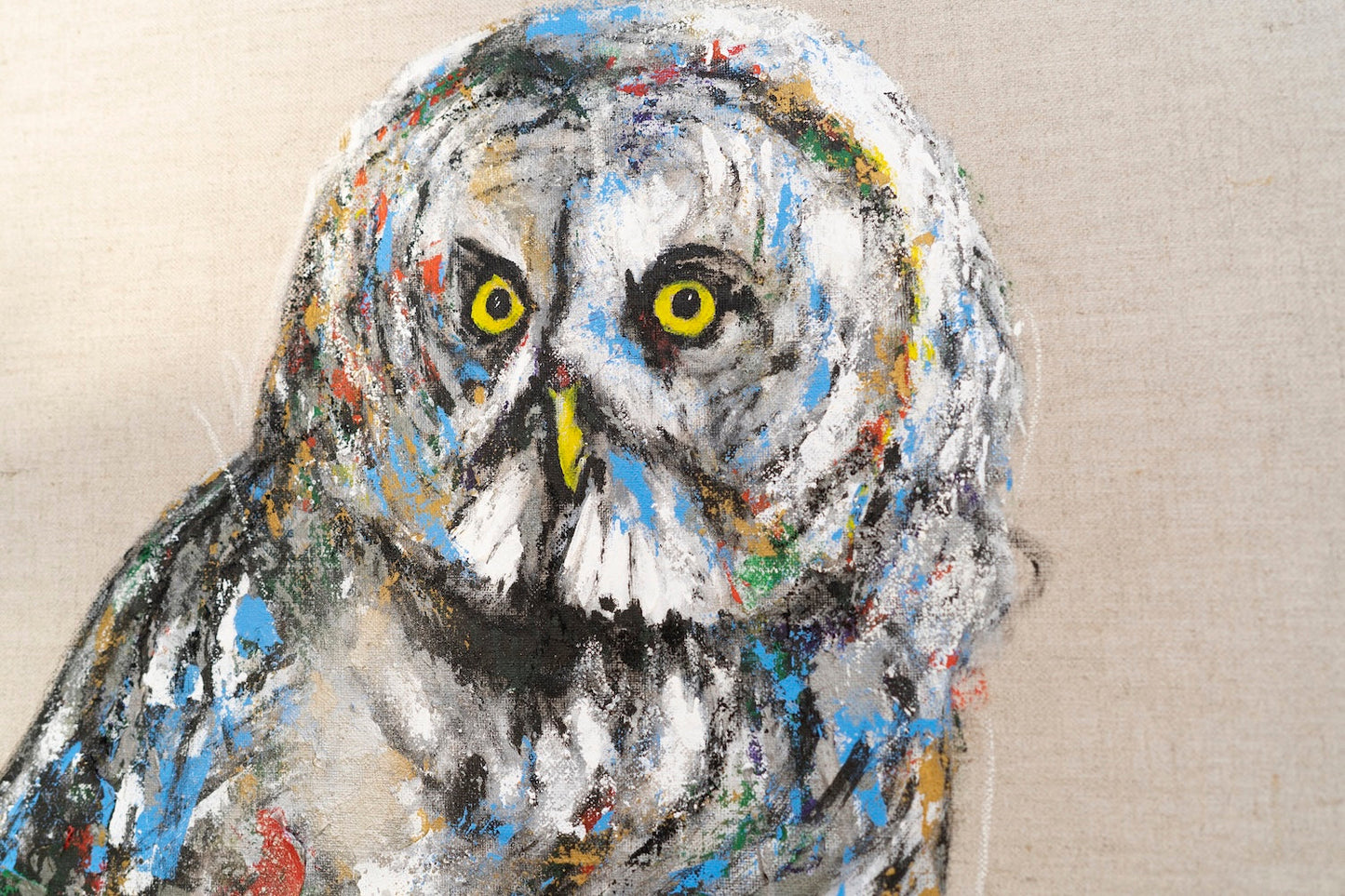 owl contemporary painting art