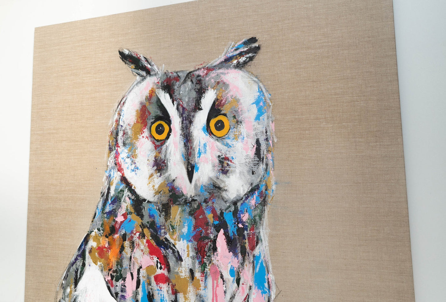 owl contemporary painting art