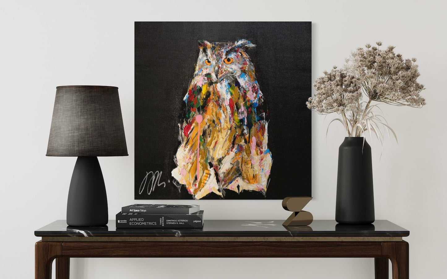 owl contemporary painting art