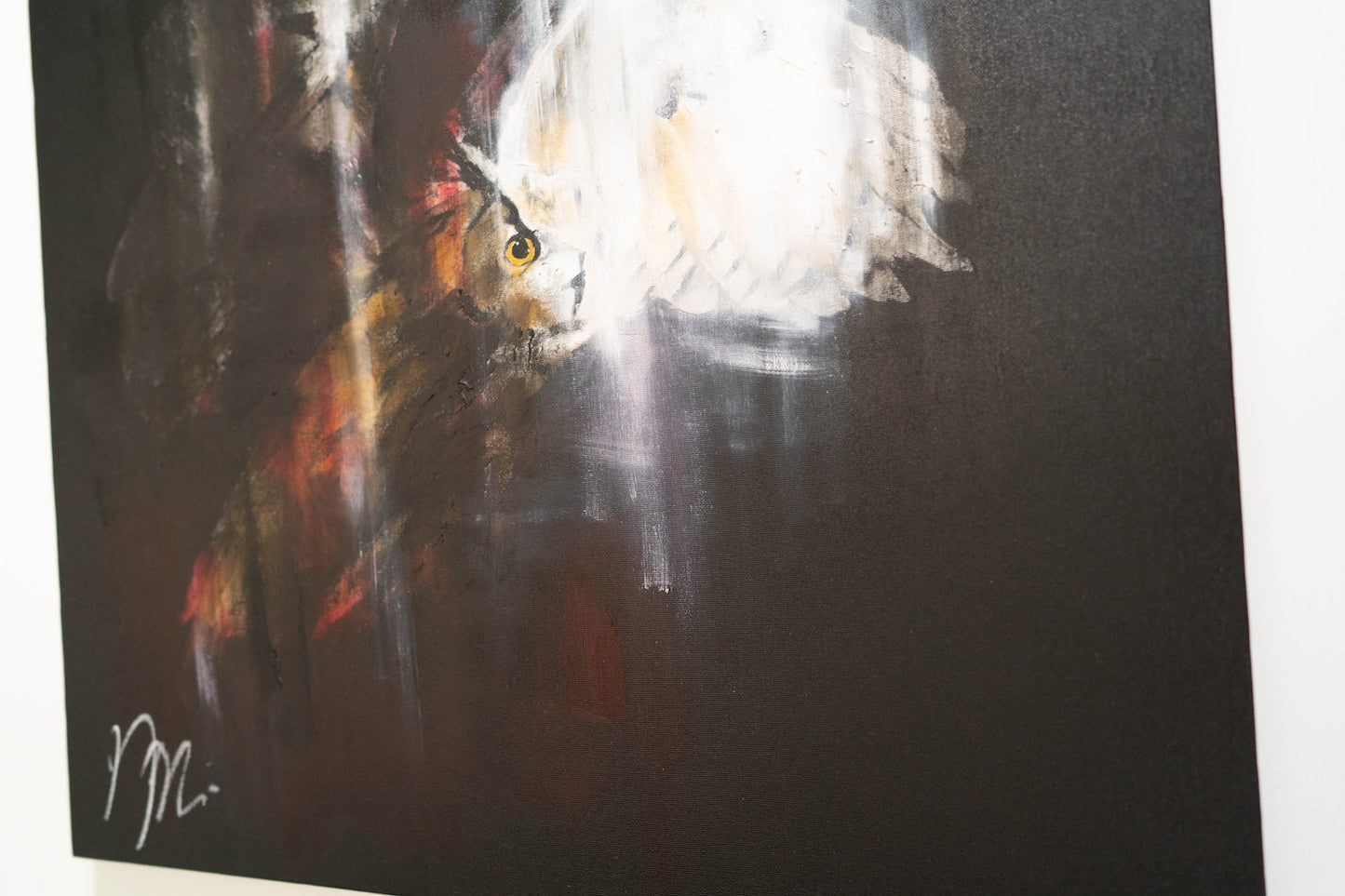 owl contemporary painting art