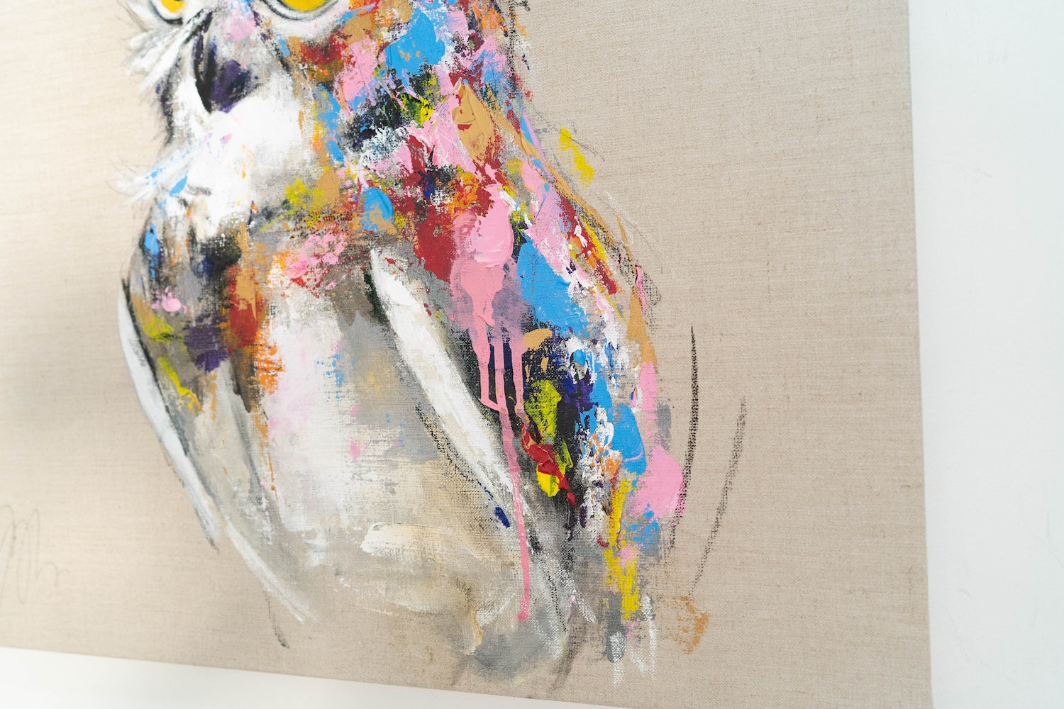 owl contemporary painting art