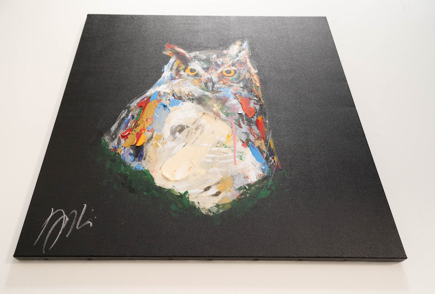 owl contemporary painting art