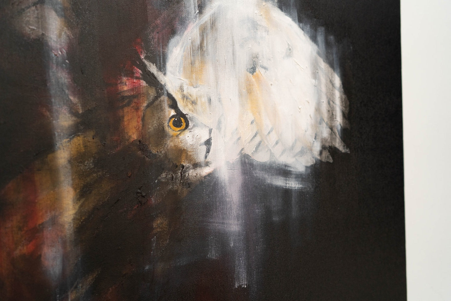 owl contemporary painting art