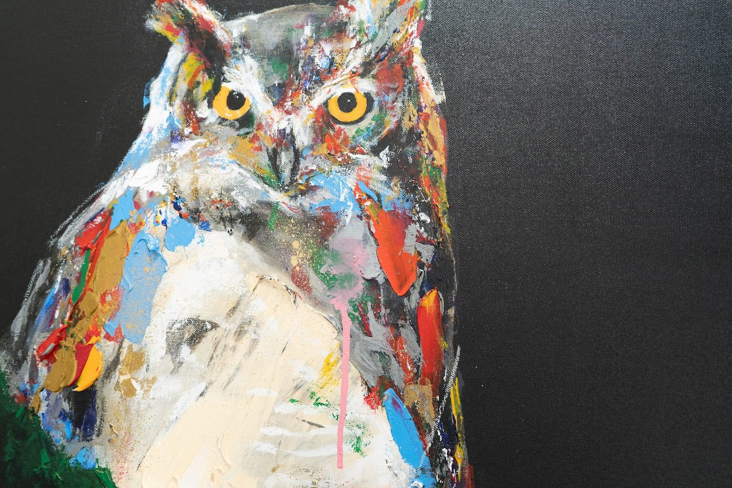 owl contemporary painting art