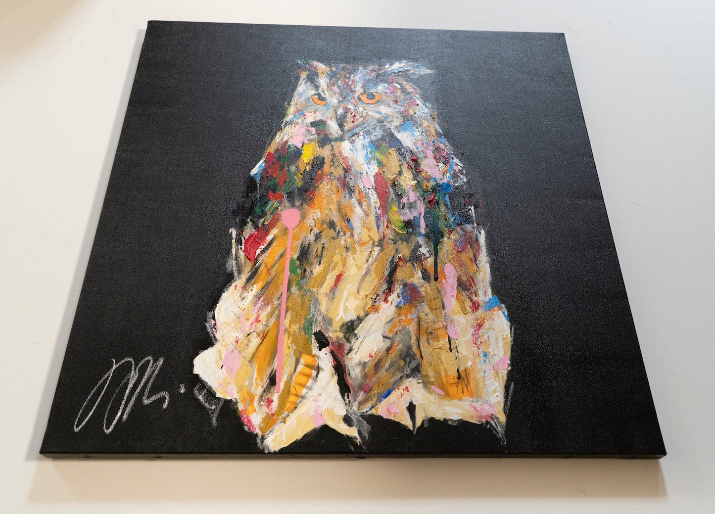 owl contemporary painting art