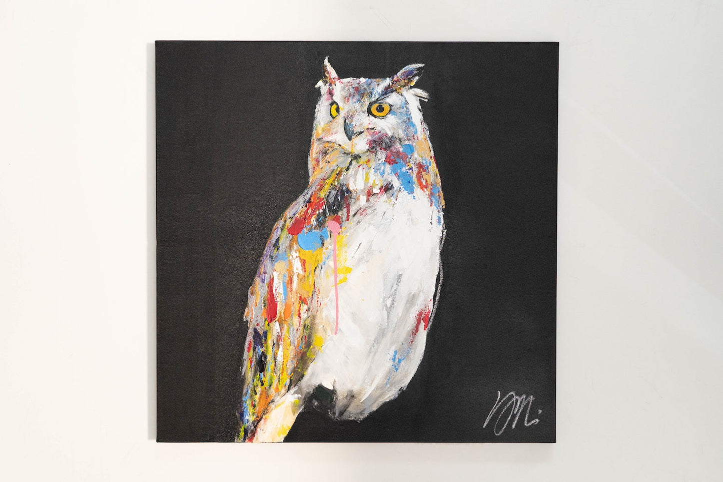 owl contemporary painting art