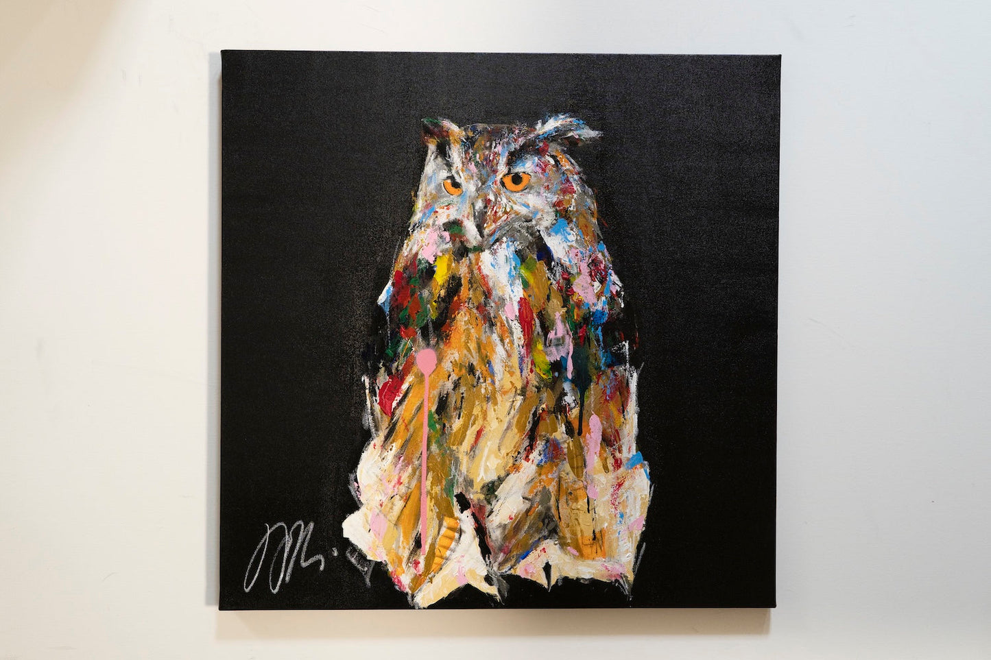 owl contemporary painting art
