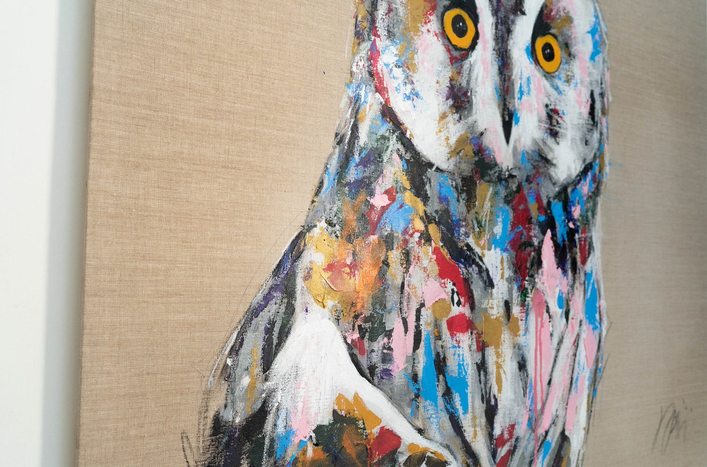 owl contemporary painting art