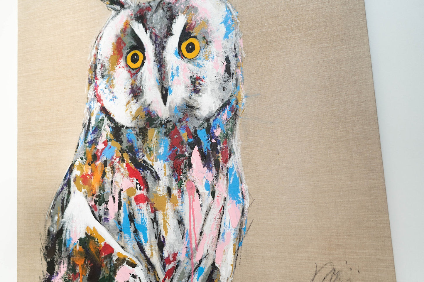 owl contemporary painting art