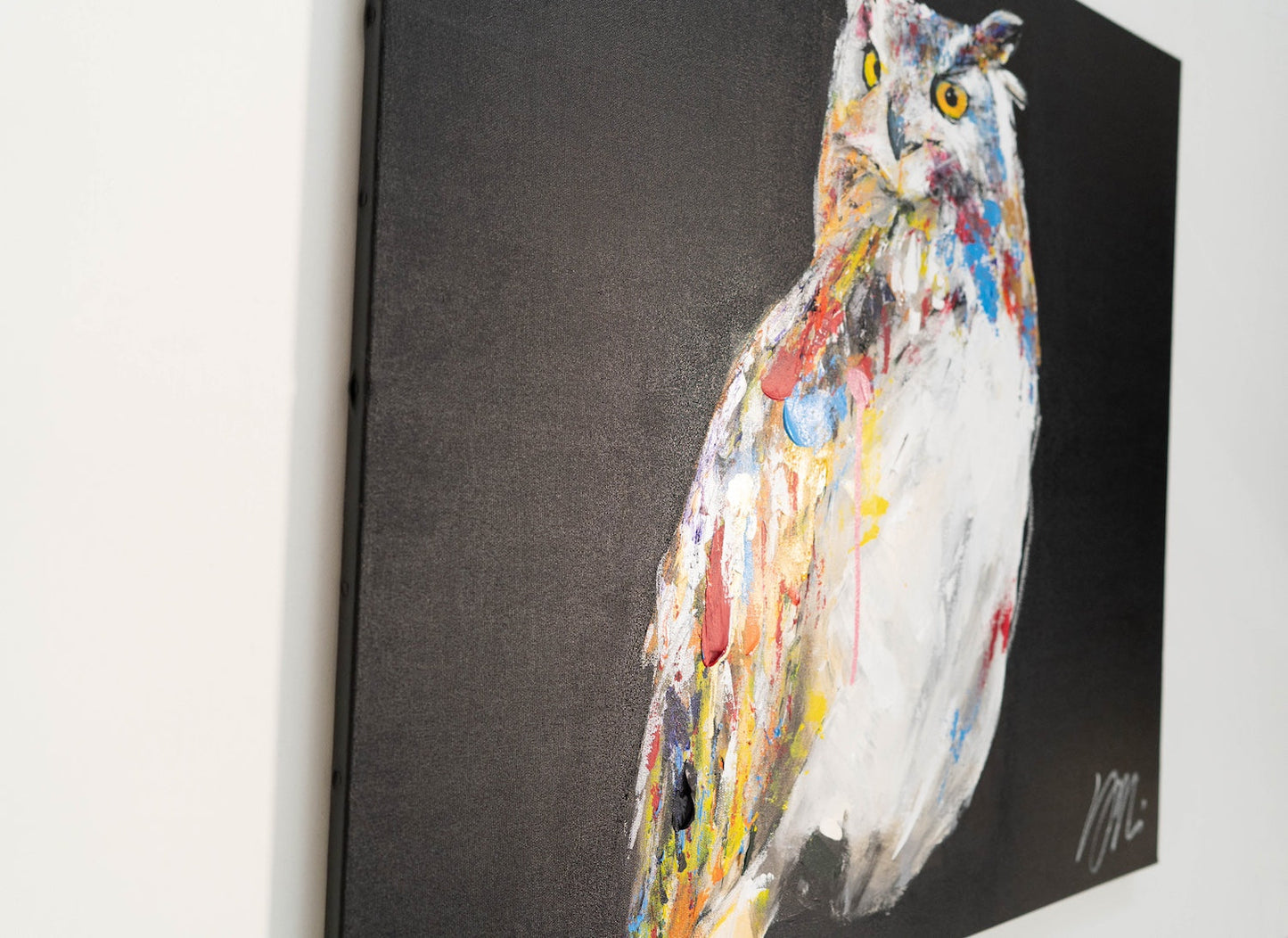owl contemporary painting art