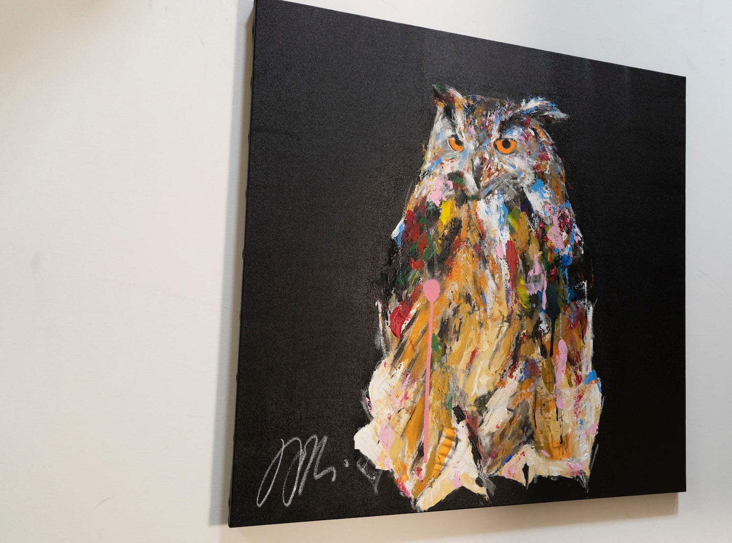 owl contemporary painting art