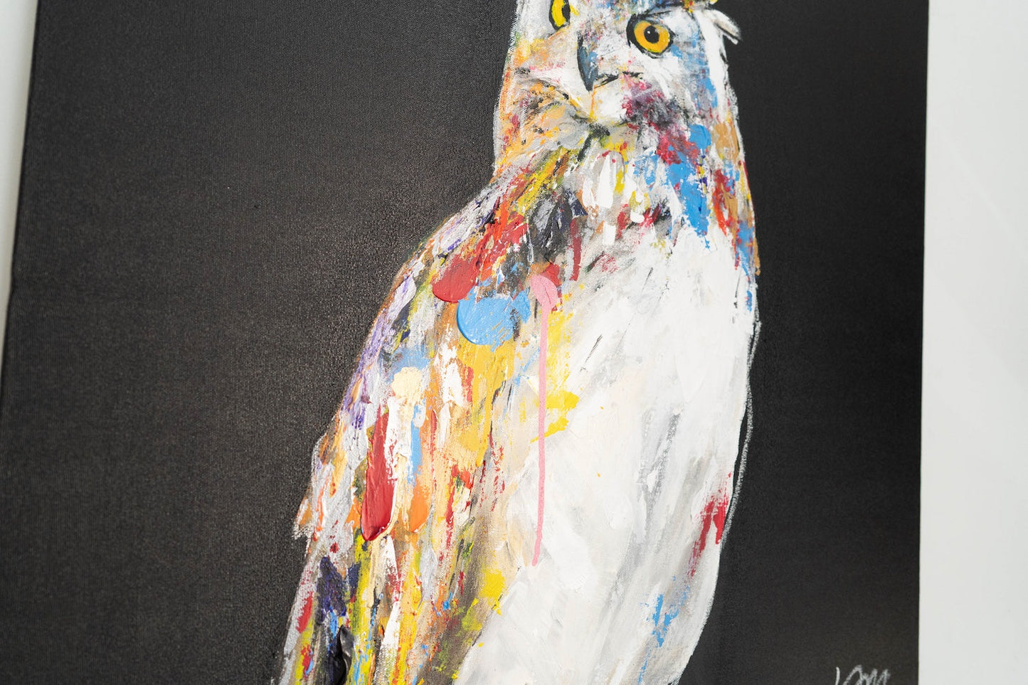 owl contemporary painting art