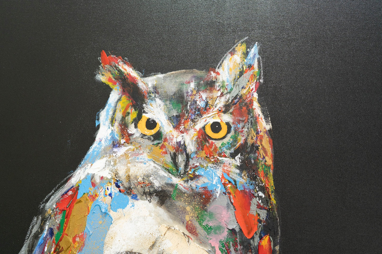 owl contemporary painting art