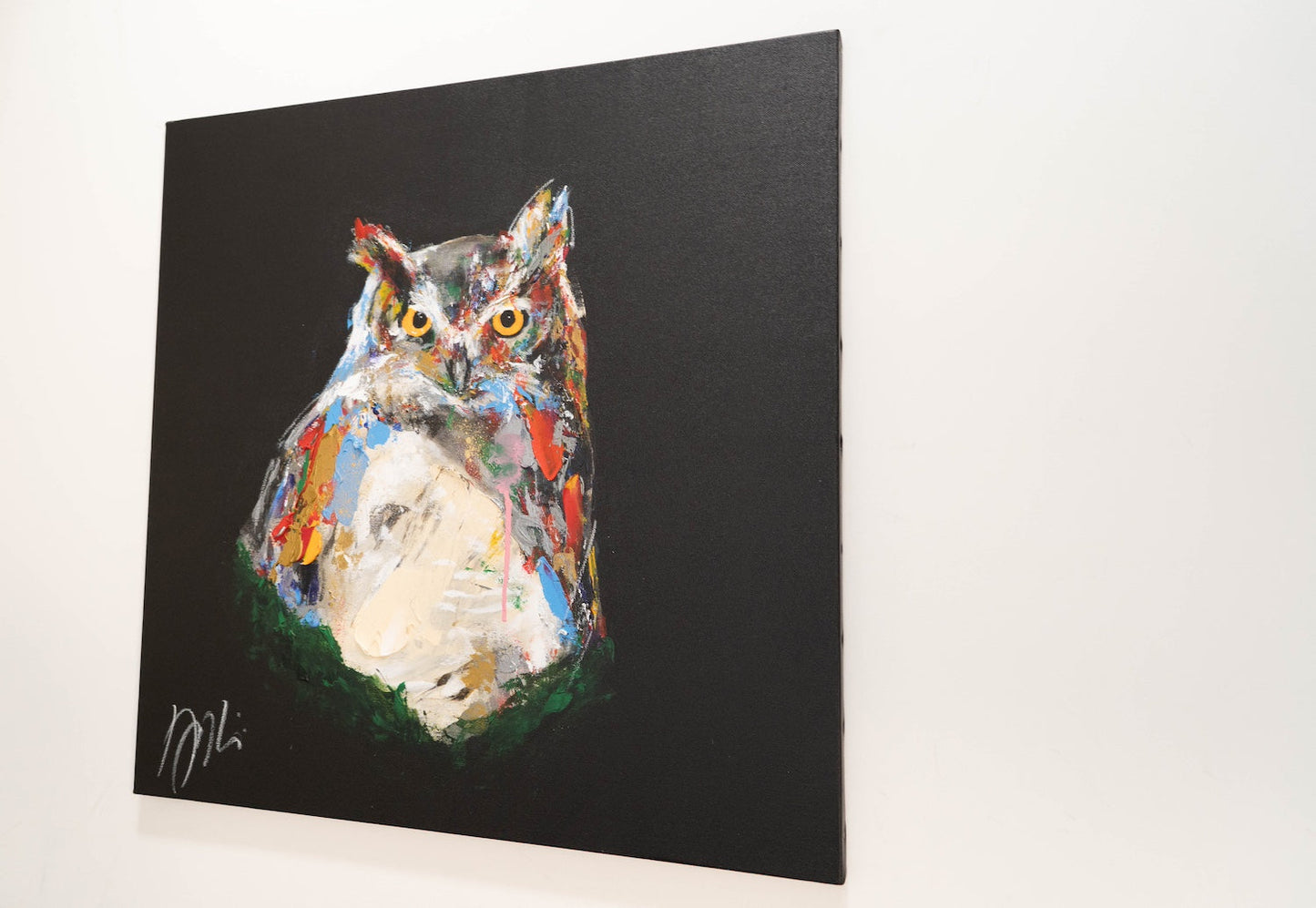 owl contemporary painting art