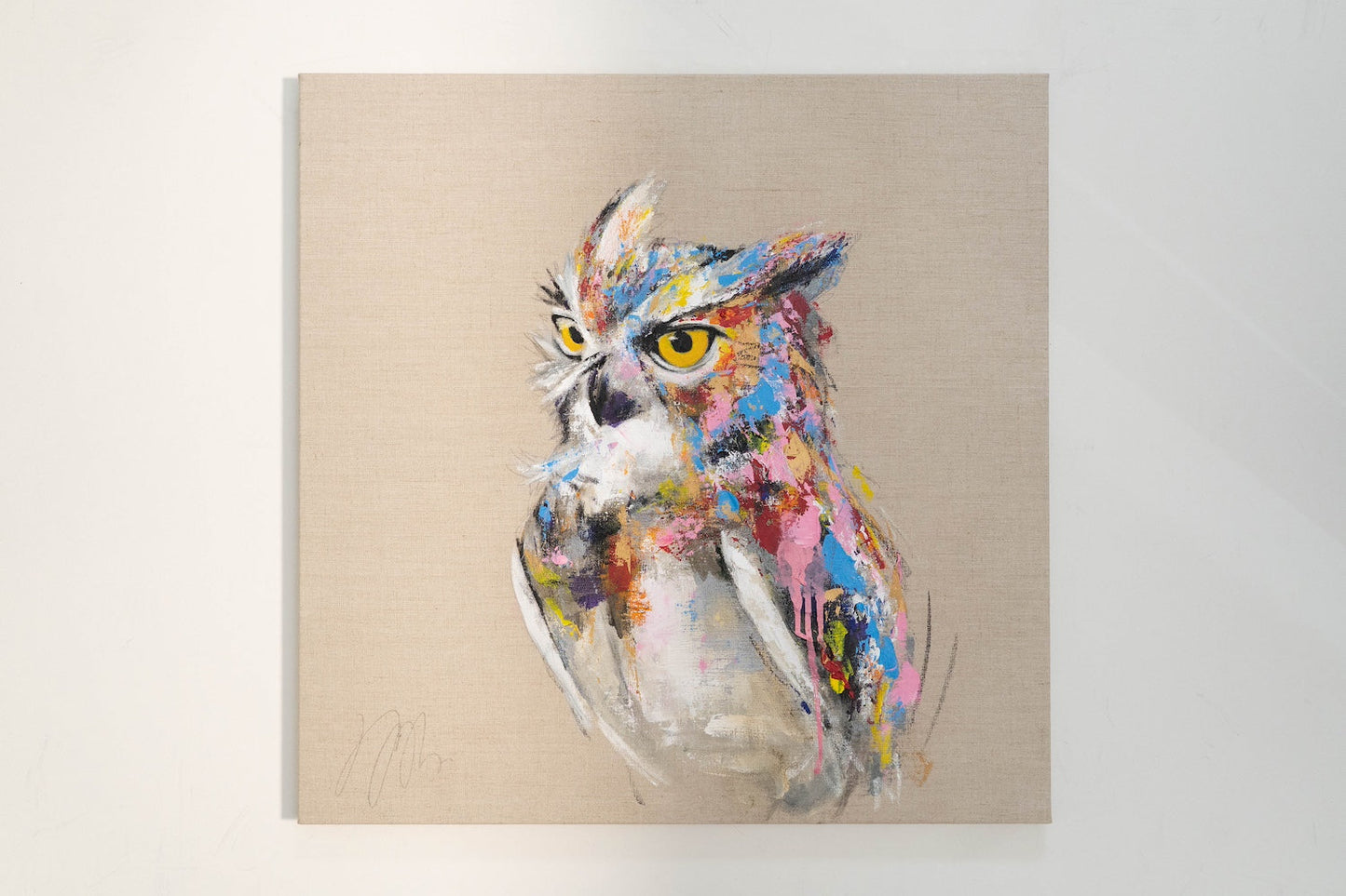 owl contemporary painting art