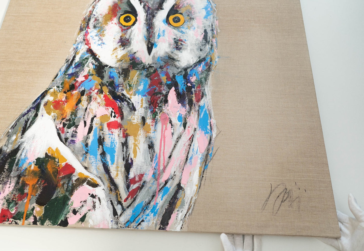owl contemporary painting art