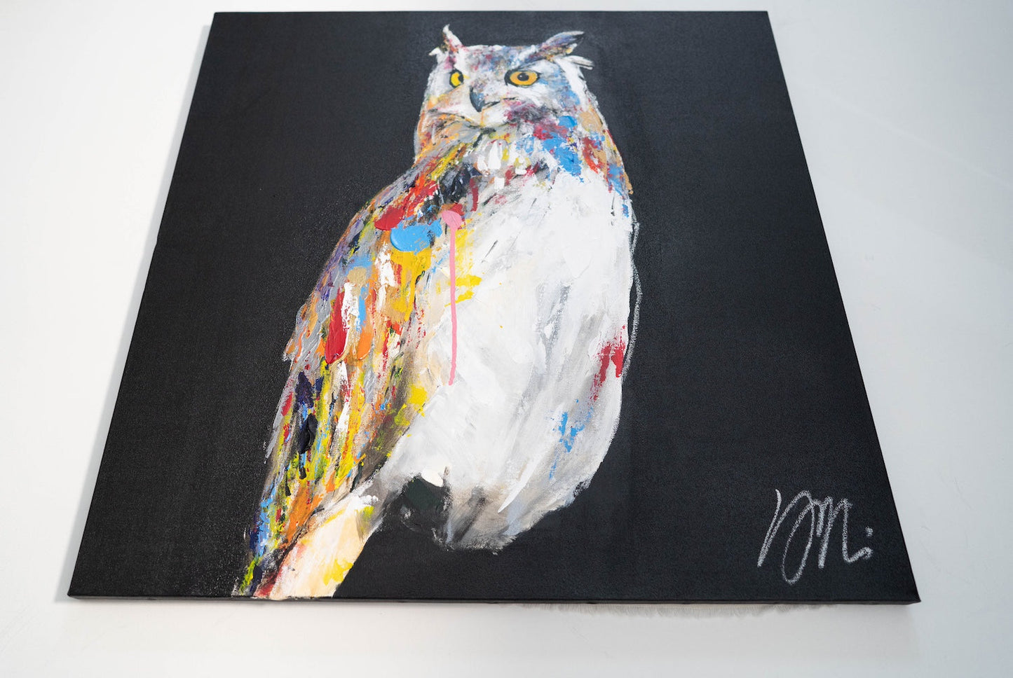 owl contemporary painting art