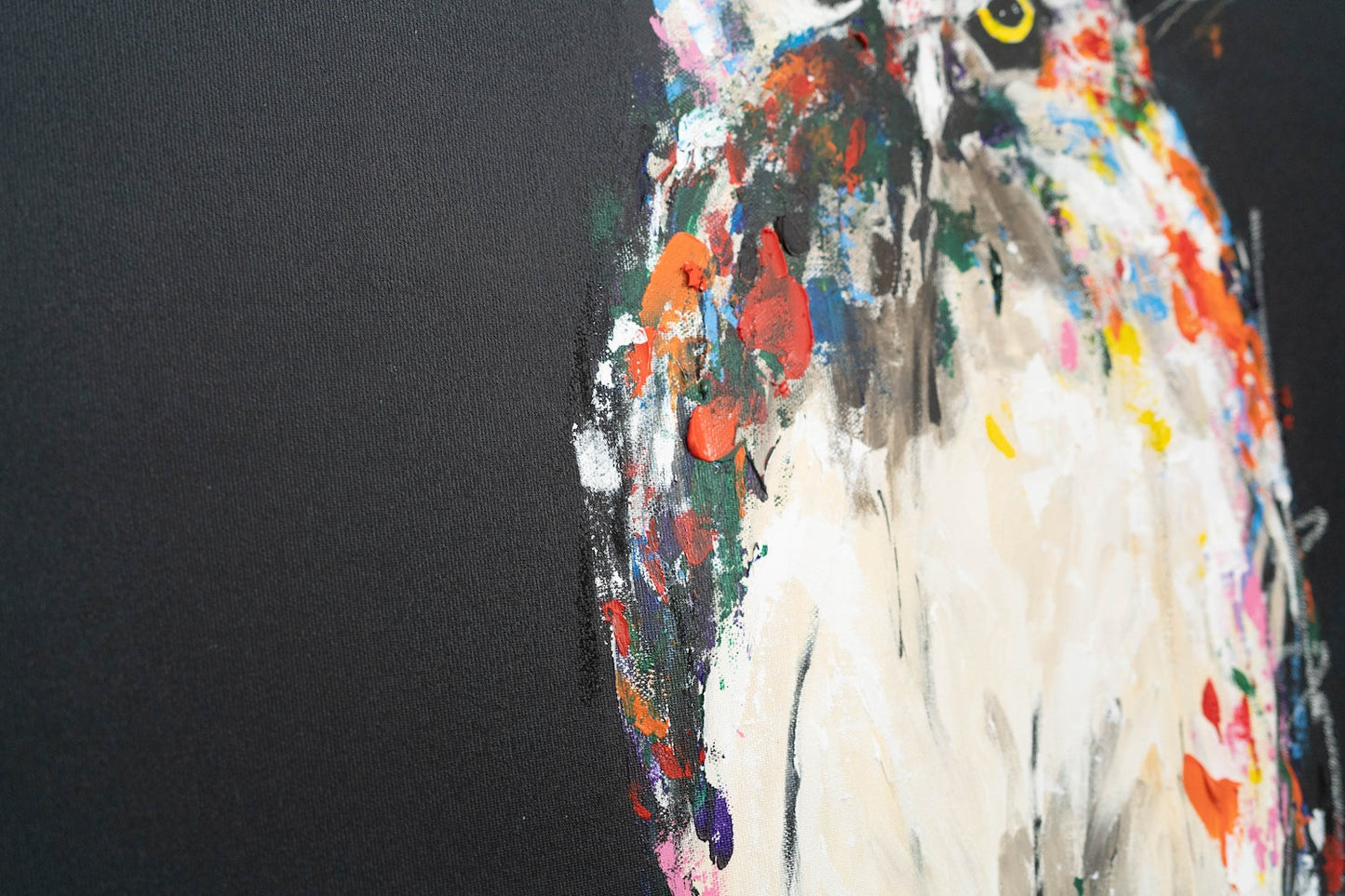 Owl contemporary painting art