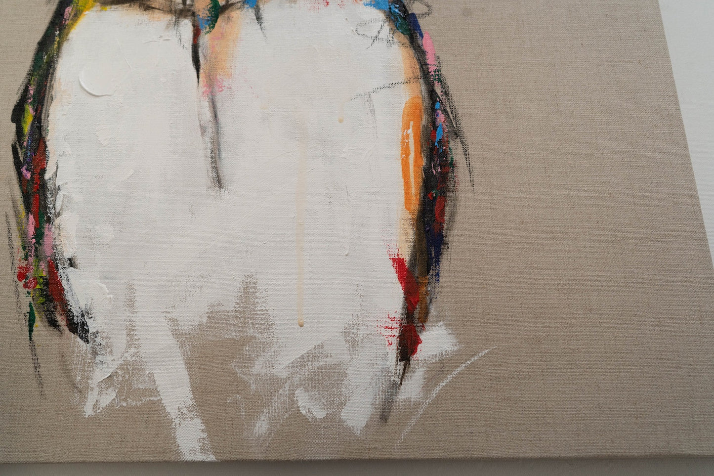 Owl contemporary painting art