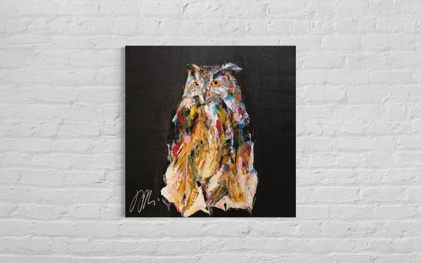 owl contemporary painting art