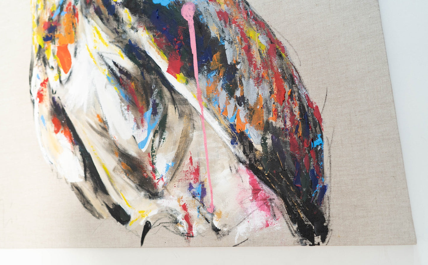 owl contemporary painting art
