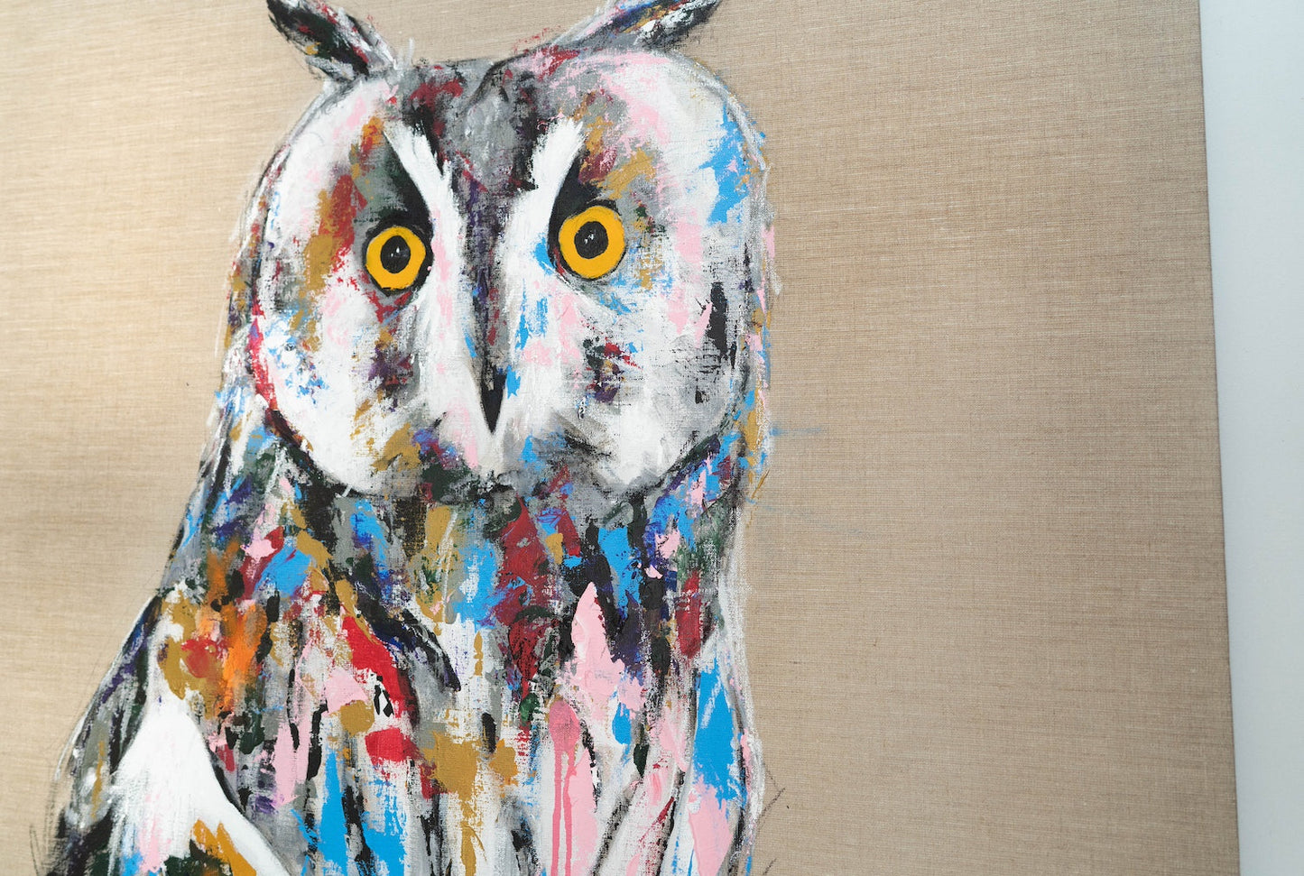 owl contemporary painting art