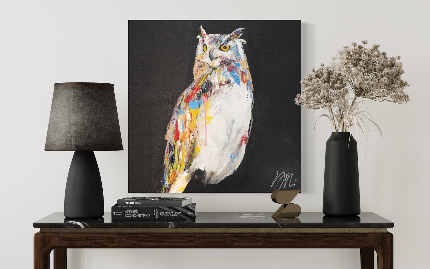 owl contemporary painting art
