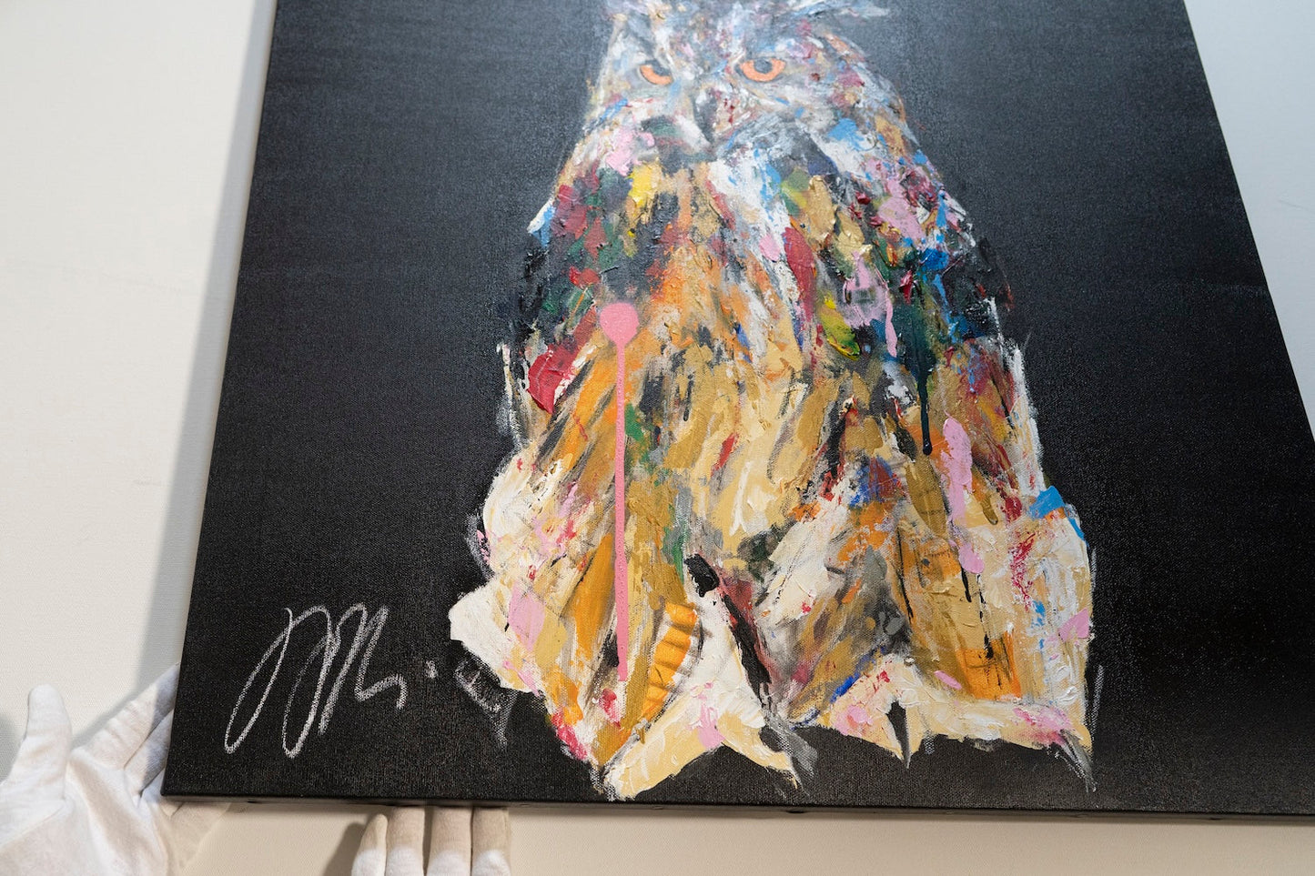owl contemporary painting art