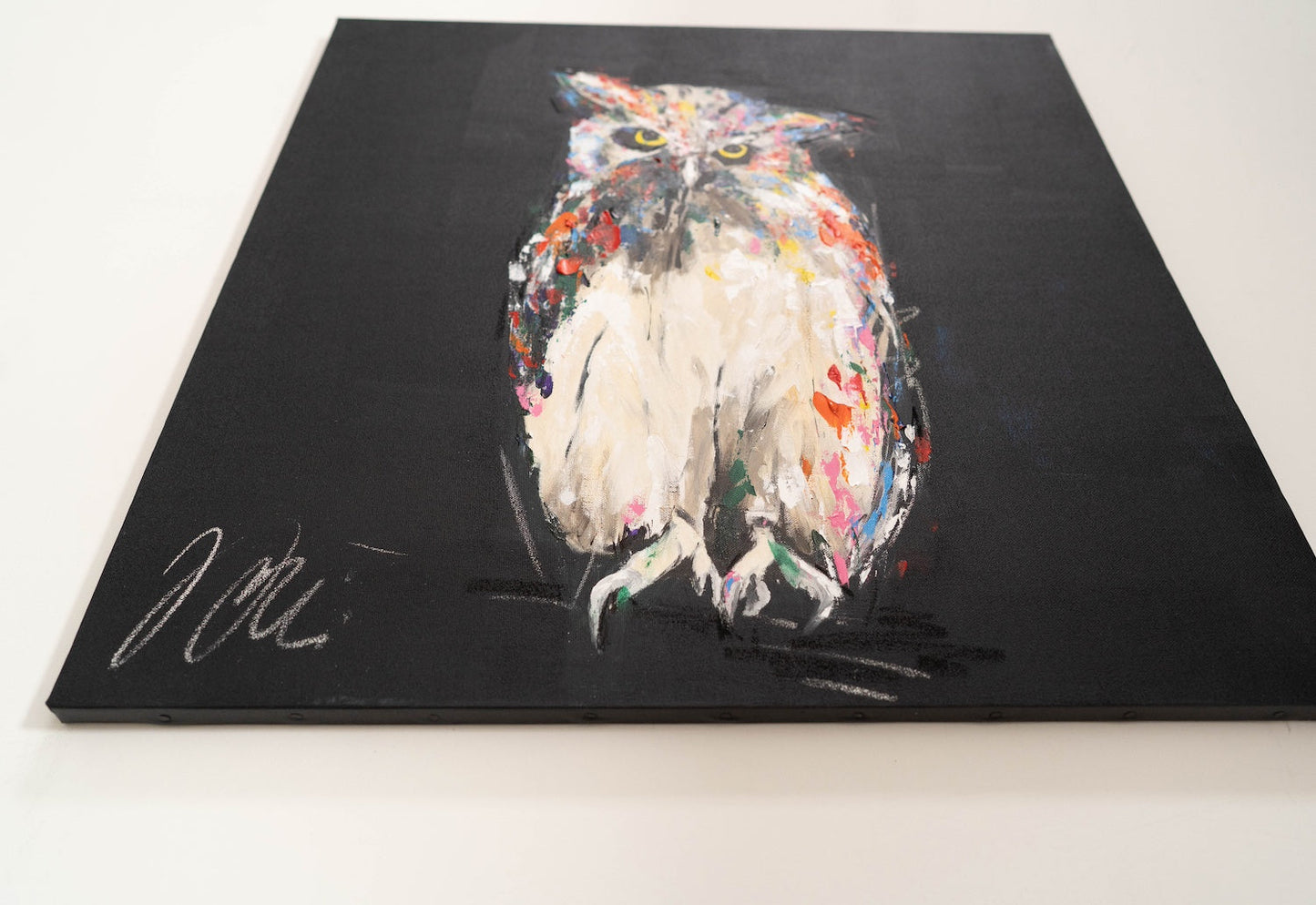 Owl contemporary painting art