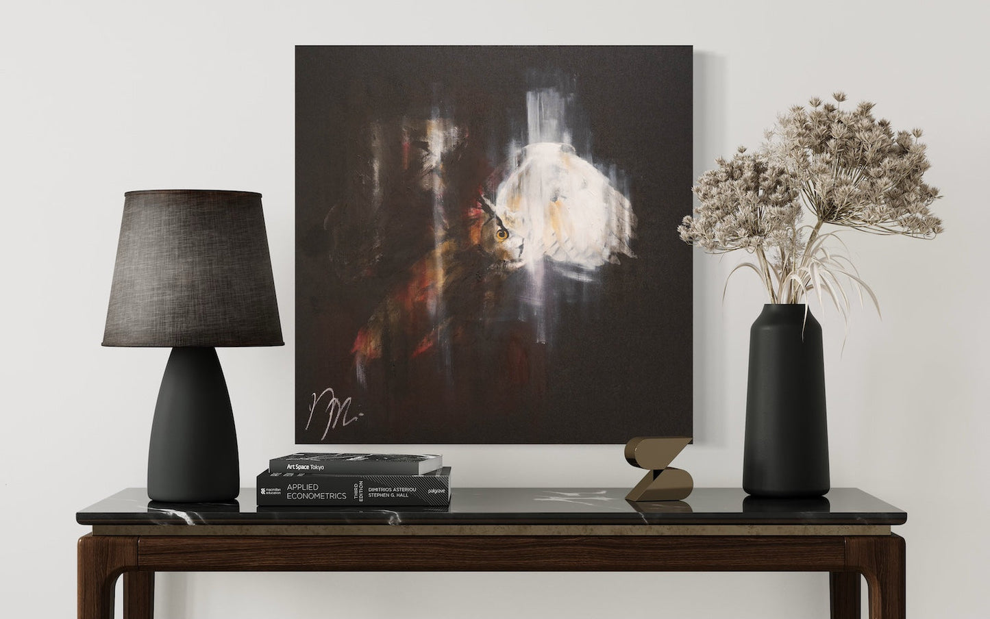 owl contemporary painting art