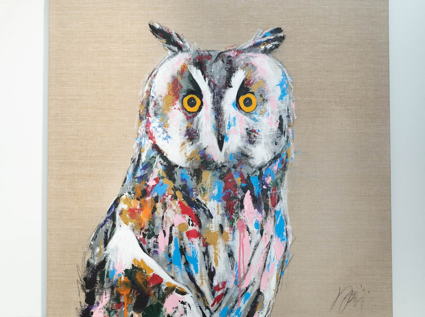 owl contemporary painting art