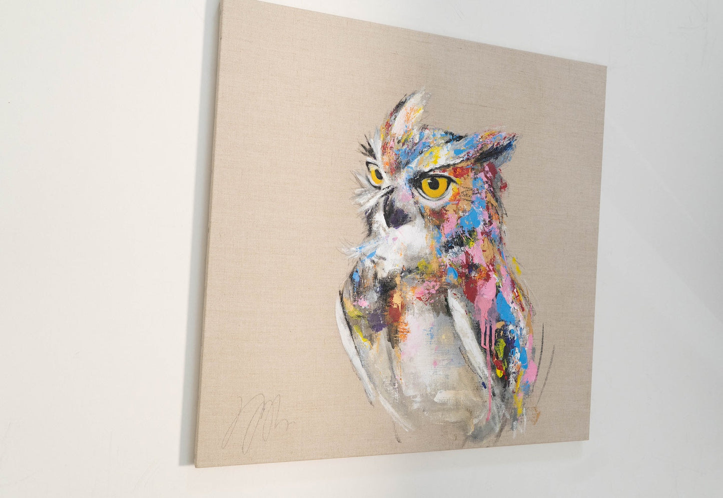 owl contemporary painting art