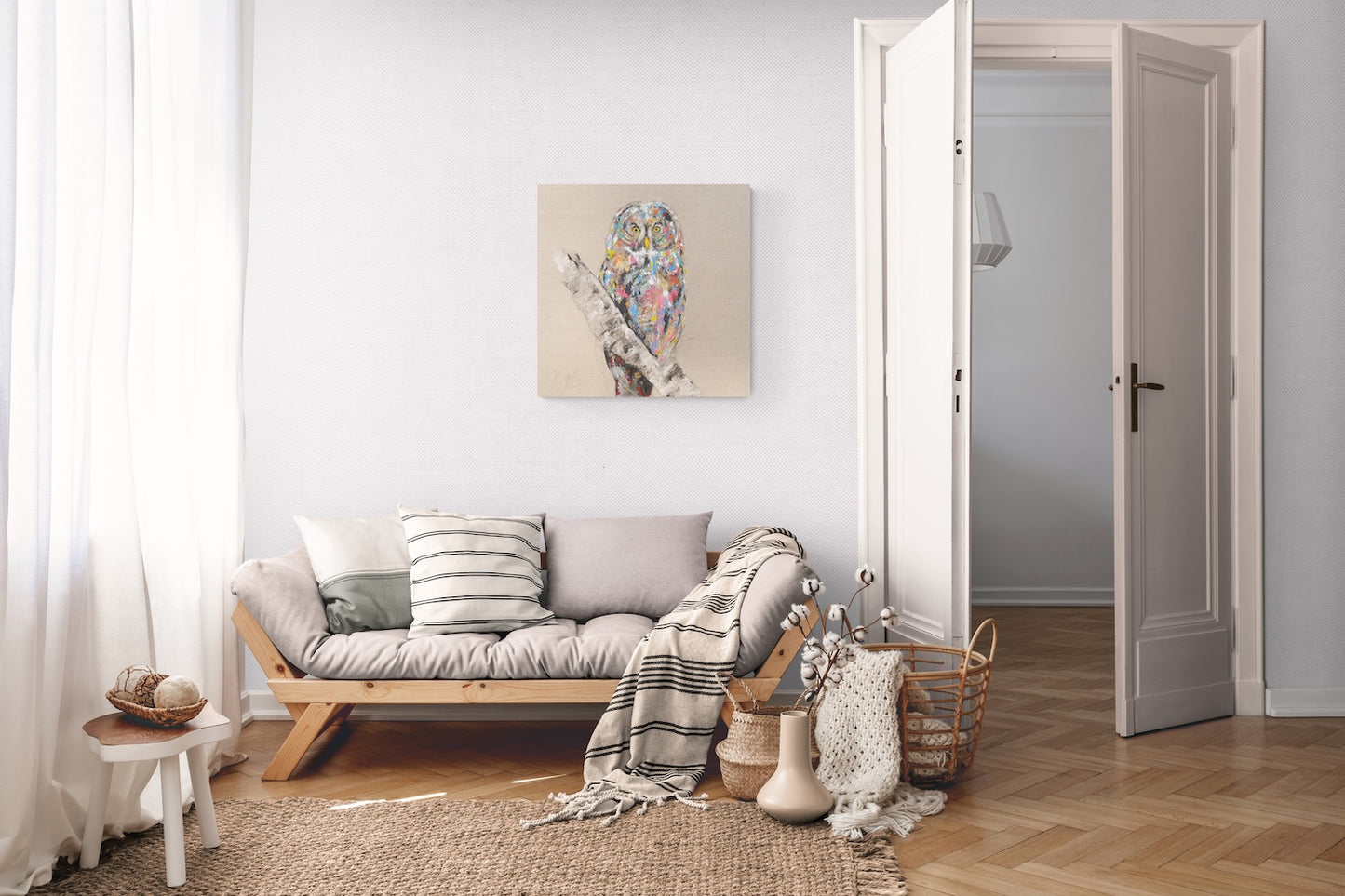 owl contemporary painting art