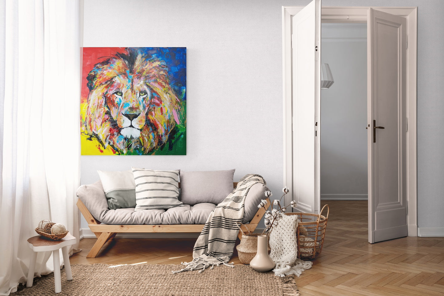 LION contemporary painting