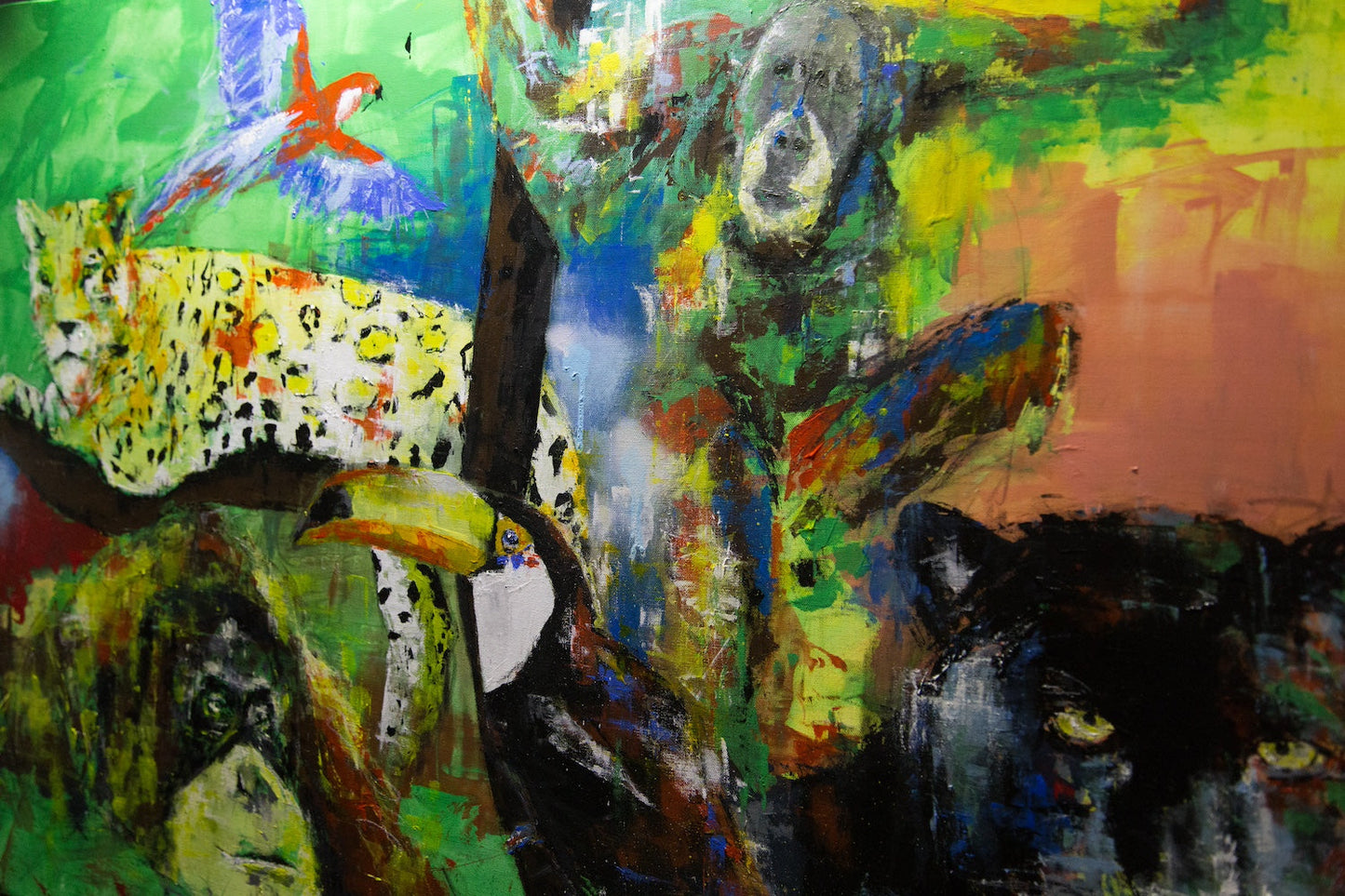 Planet of the Earth #2 contemporary painting art