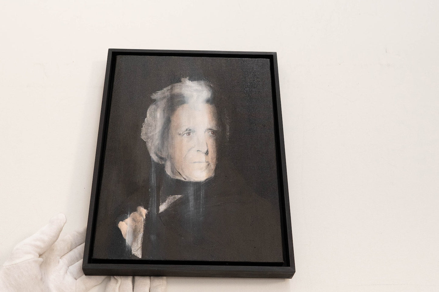 Portrait work UNTITLED (Andrew Jackson) contemporary painting art