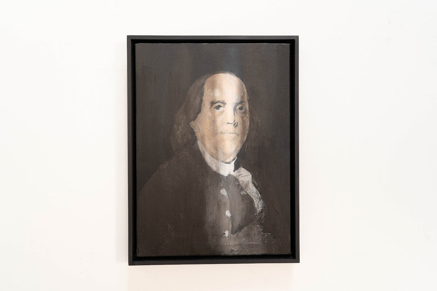 Portrait work UNTITLED (Benjamin Franklin) contemporary painting art