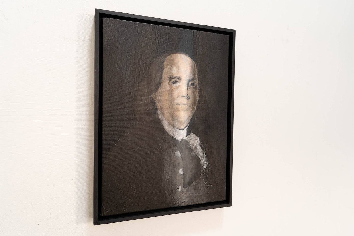 Portrait work UNTITLED (Benjamin Franklin) contemporary painting art