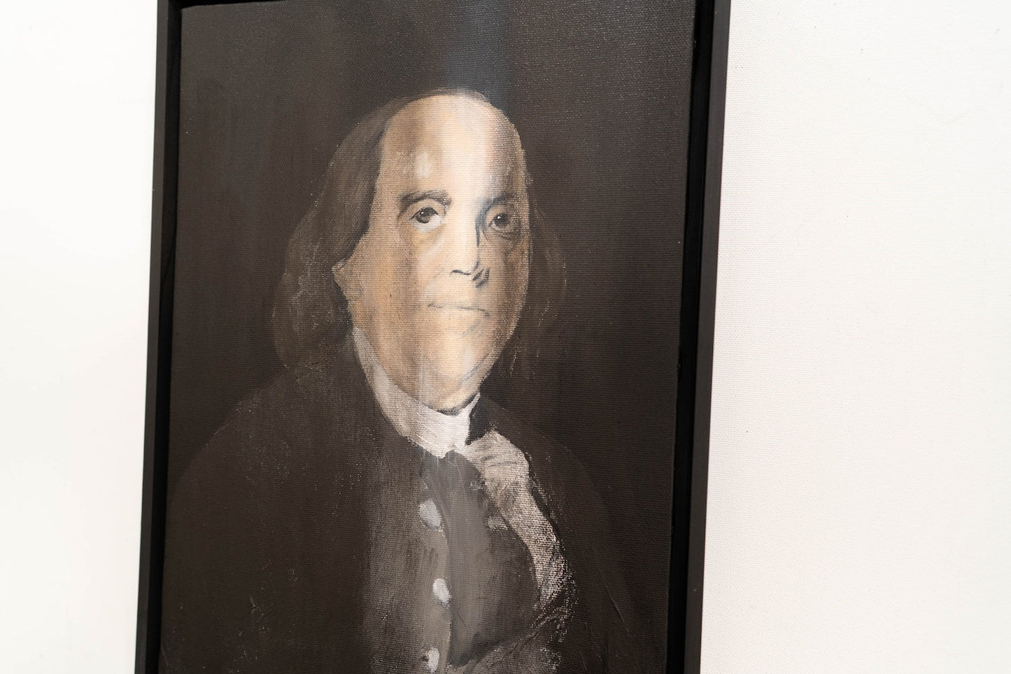 Portrait work UNTITLED (Benjamin Franklin) contemporary painting art