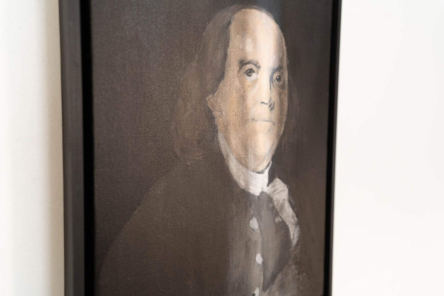 Portrait work UNTITLED (Benjamin Franklin) contemporary painting art