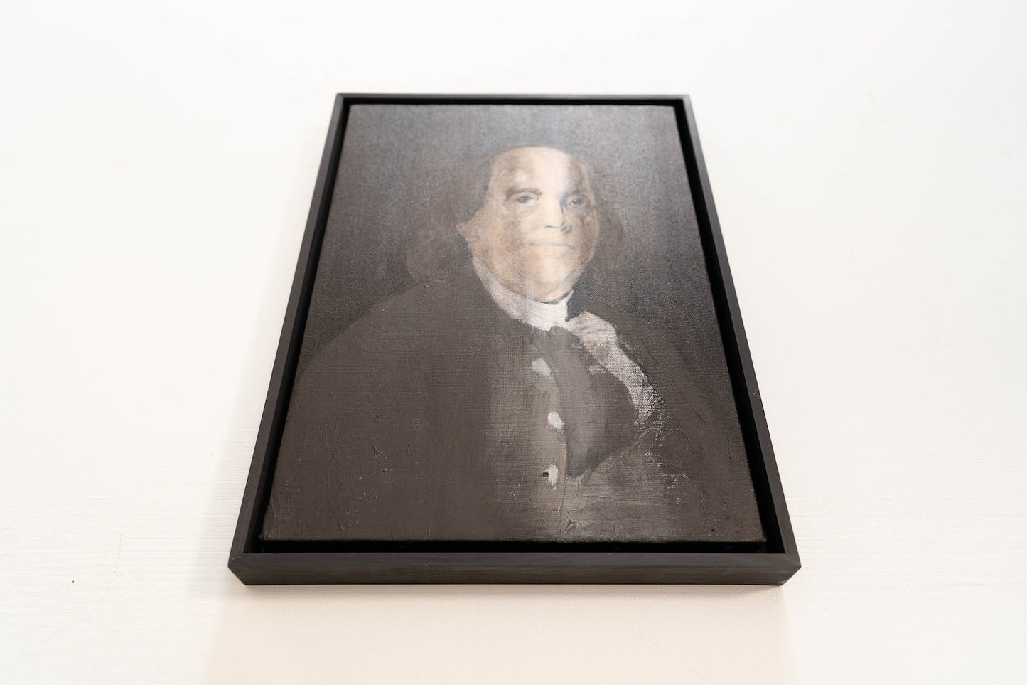 Portrait work UNTITLED (Benjamin Franklin) contemporary painting art